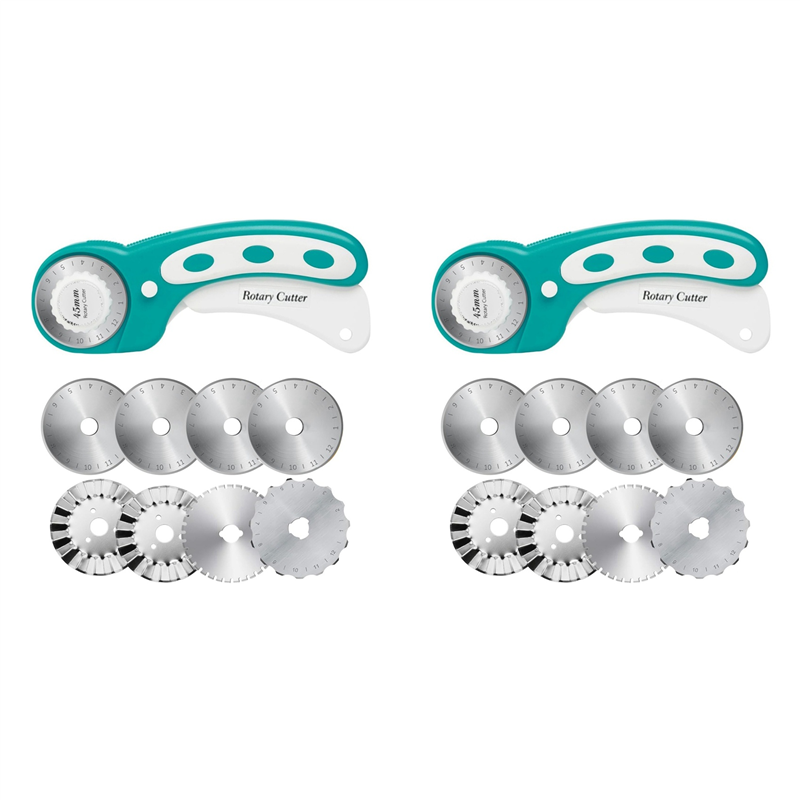 【本日限定！】生地用45mmロータリーカッター2個、ロータリ - Rotary Cutter For Fabric 45Mm のレビューと価格