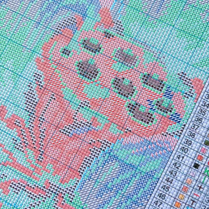[CC4270 - 幸せな一年] 初心者向けDIYクロスステ - Cross Stitch Stamped Kits Beginners のレビューと価格