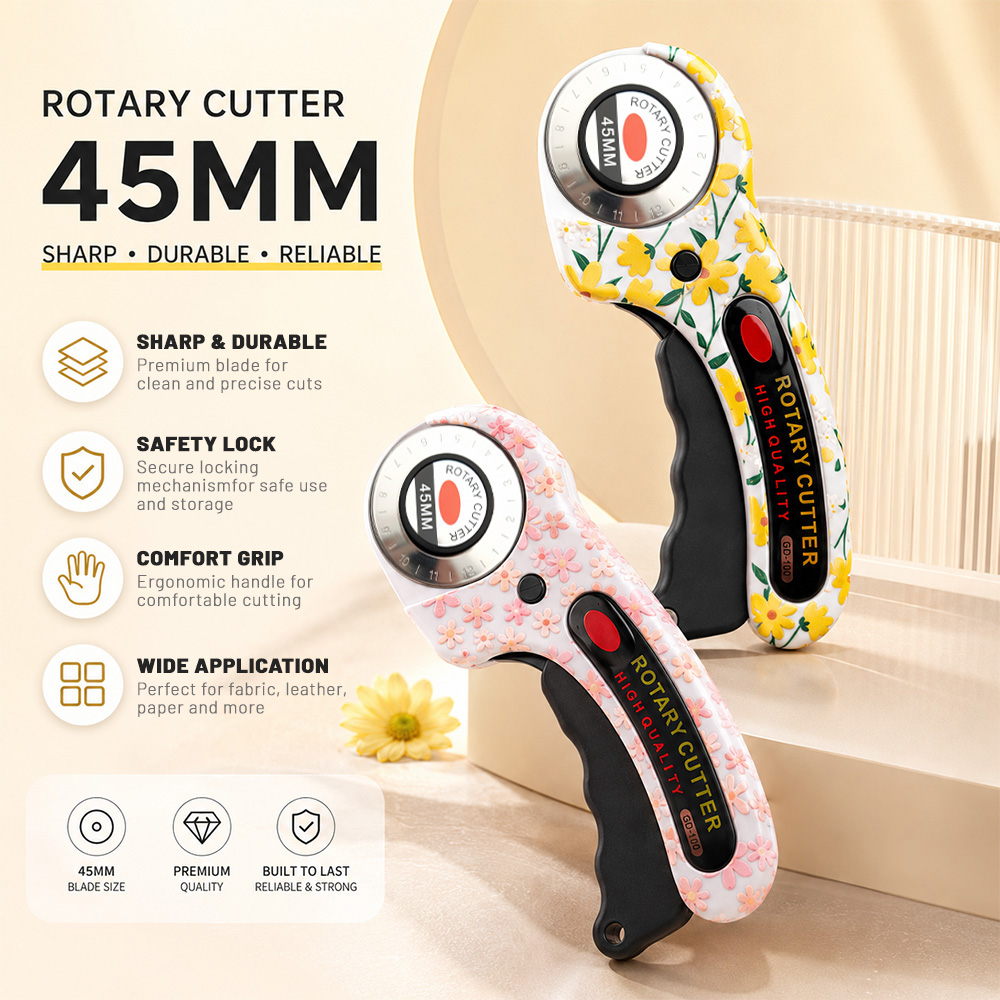 ロータリーカッター 45mm カードペーパー ソーイング キ - Rotary Cutter For Fabric 45Mm のレビューと価格